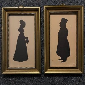 Victorian man and woman pictures vintage